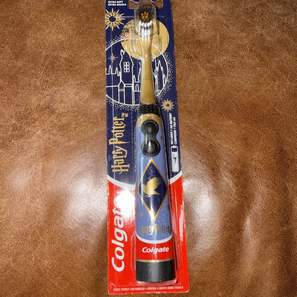 Harry Potter Ravenclaw Colgate Kids AA Battery Toothbrush, Extra Soft, 1 Pack